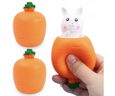Drobiazgarnia Gniotek squishy antistresinė triušio morka