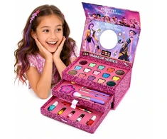 Drobiazgarnia Makiažo rinkinys vaikams XXL Case Cosmetics KPOP Glitter Gift
