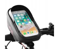 DSJ YaleBike dviračio vairo krepšys vandeniui atsparus dėklas su telefono dangteliu