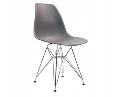 Bm Design DSR Milano kėdė, grafitas, metalinė koja
