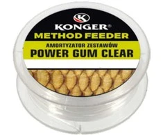 Dugninės meškerės valas-guma Power Gum Clear Konger 1.2mm/4kg/5m