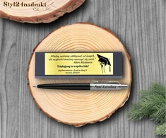 Długopis PARKER Jotter 60 Z GRAWEREM Na Prezent su TABLICZKĄ Juodas Dla Mamy