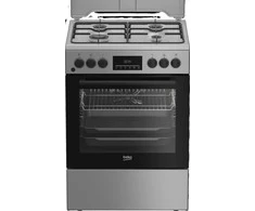 Viryklė BEKO Cooker FBM62320SDS, Plotis 60 cm, A, Gas/Electric, LED screen