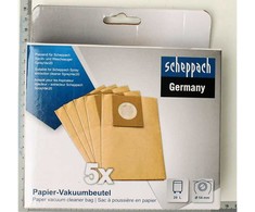Paper vacuum cleaner bag SprayVac20, Scheppach