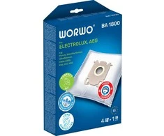 Dulkių siurblių maišeliai WORWO BA1800 TEX GUARD Plus