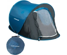 Dunlop Savaime sulankstoma palapinė su tinkleliu nuo uodų, 1 asmeniui, 220 x 120 x 90, Neperšlampama