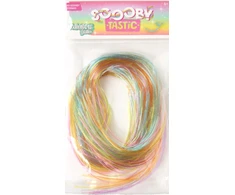 Durabo Filofun Scooby Wire Lines Rainbow Glitter apyrankėms gaminti, 40 vnt.