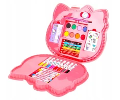 Durabo Kūrybinis rinkinys su dėklu Hello Kitty Art Case, 28x24x3.5 cm, 12 dalių