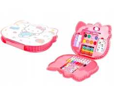 Durabo Kūrybinis rinkinys su dėklu Hello Kitty Art Case, 28x24x3.5 cm, 12 dalių