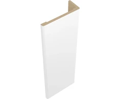 Durų apvadas baltos spalvos dažytoms durims, 1 vnt, 7 x 1.5 x 220 cm, storis 6 mm
