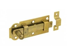 DMX Durų fiksatorius W 120x45 mm žalvario