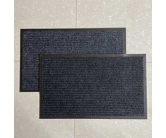 Durų kilimėlis POLYESTER MAT, 75 x 45 cm, juodos sp.