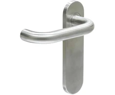 Durų rankena priešgaisrinėms durims INOX, 72 mm, nerūdijantis plienas