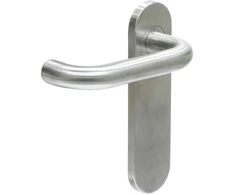 Durų rankena priešgaisrinėms durims INOX, 72 mm, nerūdijantis plienas
