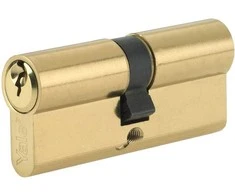 Bikuvalt Durų spynos cilindras 35x35 Auksinis 5 raktai