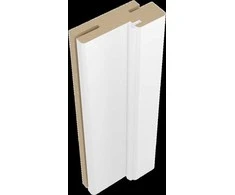 Durų staktos komplektas baltos tekstūrinės spalvos, 2,5 vnt., 7 x 2,8 x 210 cm
