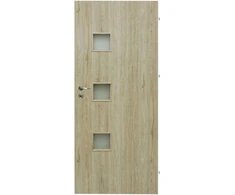 Durų varčia DOMIDOR GRECCO, sanremo ąžuolo sp., su stiklu, 844 x 2033 mm, dešinė