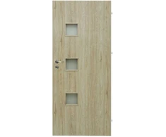 Durų varčia DOMIDOR GRECCO, sanremo ąžuolo sp., su stiklu, 844 x 2033 mm, dešinė