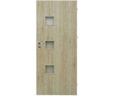 Durų varčia DOMIDOR GRECCO, sanremo ąžuolo sp., su stiklu, 844 x 2033 mm, dešinė