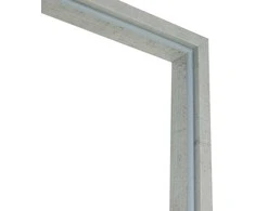 Durų varčia DOMIDOR LOFT, sendinto ąžuolo sp., su stiklu, 644 x 2030 mm, dešinė