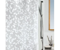 Mondex Dušo užuolaida BATHROOM SOLUTIONS, 100 % poliesteris, 3 skirtingų pastelinių dizainų, 180 x 180 cm