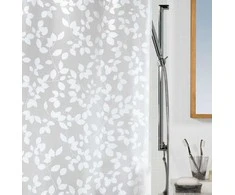 Mondex Dušo užuolaida BATHROOM SOLUTIONS, 100 % poliesteris, 3 skirtingų pastelinių dizainų, 180 x 180 cm