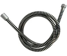 Dušo žarna AB PVC 150cm Chromuota/Juoda