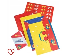 Dvigubas origami popierius lėktuvams kurti Rex London, 24d.
