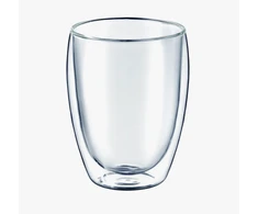 Dvigubo stiklo stiklinės AURORA, 350 ml, 2 vnt