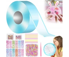 DVIPUŠĖ BURBULĖLIŲ JUOSTOS PŪSTI BURBULULIUS BUBBLE NANO SQUISH BUBBLES 3m