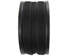 Dvipusė kibi juosta VELCRO, juodos sp., 25 m
