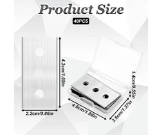 DVIpusiai peiliai 40 Vnt. 43X22MM KEIČIAMAS UNIVERSALUS GRANDŽIS
