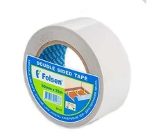 Dvipusio lipnumo juosta FOLSEN, 0,05 x 10 m, PP
