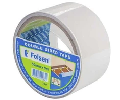 Dvipusio lipnumo juosta FOLSEN, 0,05 x 5 m, PP