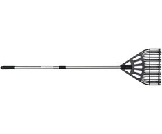 Dvipusis grėblys teleskopiniu aliumininiu kotu Sunnybox 91-135cm/31cm