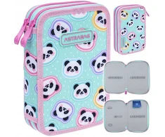 Dvipusis pieštukų dėklas "minty Pandas" Astrabag