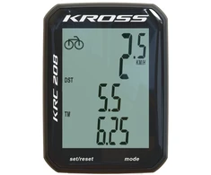Dviračio kompiuteris Kross KRC 208, juodas