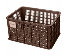 Dviračio krepšys iš perdirbto plastiko Basil Crate - Rudas - 34,5x49x27 cm