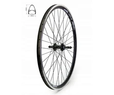Dviračio padanga MTM Wheel XMX 26", juoda