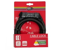 Dviračio spyna GERDA KOMBO FLEX, 1200 x 8 mm
