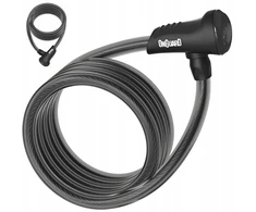 Dviračio spyna Onguard Neon 8157bl, 180 cm ilgio trosas
