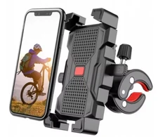 Dviračio telefono laikiklis, 360° pasukimas, reguliuojamas, motociklas, paspirtukas, 06678
