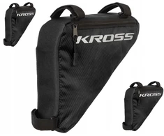Dviračio trikampis krepšys ant rėmo KROSS Triangle Bag, juodas 1.8 L