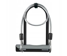 Dviračio U-formos spyna Oxford Shackle12, 120cm, 12mm