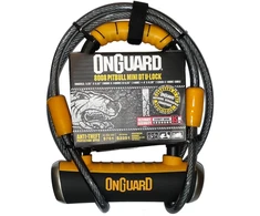 Dviračio U-lock Onguard Pitbull Mini 8008 su 5 raktais ir troseliu