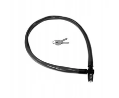 Dviračio užraktas Kryptonite Keeper 665 Key Cable Lock – juodas