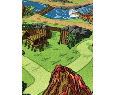 Dywan Dino World 95x133 FILC Dinozaury Mata Do Zabawy Dziecięcy