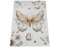 DYWAN DZIECIĘCY DLA DZIECKA DYWILAN LUNA 3D 80x150 MOTYL