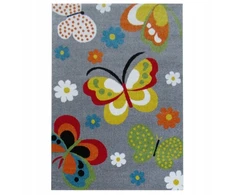 Dywanpol Dywan dla Dzieci MONDO 14 MOTYLE Pilka 160x220