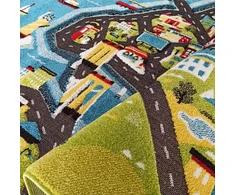 Dywanpol DYWAN DZIECIĘCY KIDS 3 CITY SENSORYCZNY 3D DO POKOJU PRZEDSZKOLA 100x150